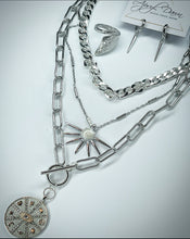 ENLIGHT Elements Toggle Necklace in Silver - EC044