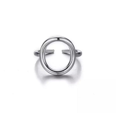 HEAVY METAL COLLECTION - Circle Ring in Silver - HM081S