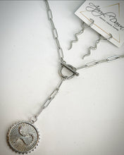 ENLIGHT Snake Drop Necklace in Silver - EC004