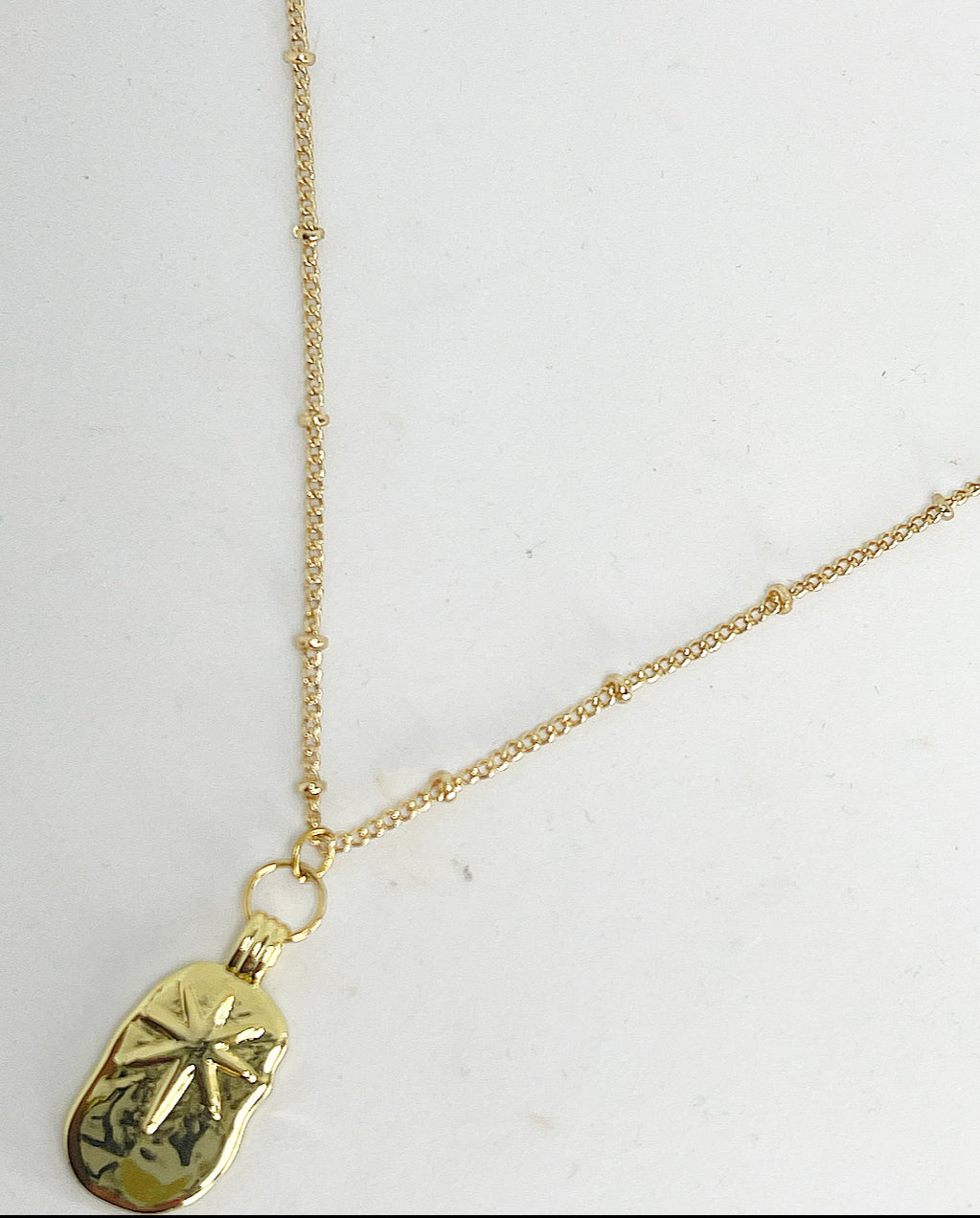 ENLIGHT Northstar Tag Necklace in Gold