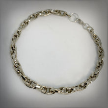 Thick Chain Mail Necklace in Silver