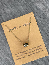 CHARMED COLLECTION - Make a Wish Barrel Necklace in Gold