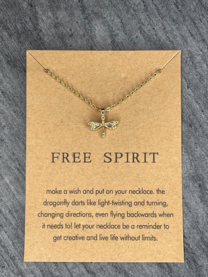 CHARMED COLLECTION - Free Spirit Necklace in Gold