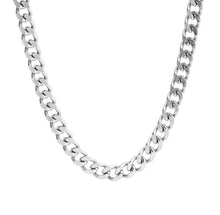 HEAVY METAL Cuban Chain Necklace in Silver - HM026