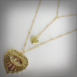 Heart Centered Collection - 24k Gold Coated Pendant