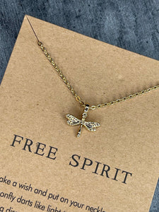 CHARMED COLLECTION - Free Spirit Necklace in Gold