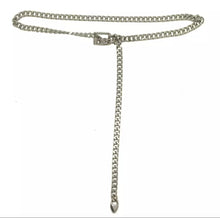 Silver Chain Mid-Waist Belt - HM091S