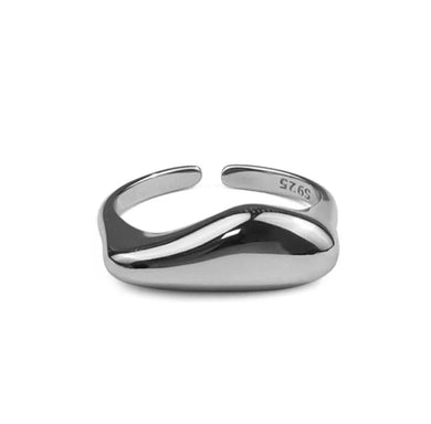 HEAVY METAL COLLECTION - Tear Ring in Silver - HM079S