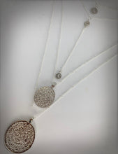 SACRED COIN COLLECTION - Long Sacred Coin Necklace in Silver - SC003S