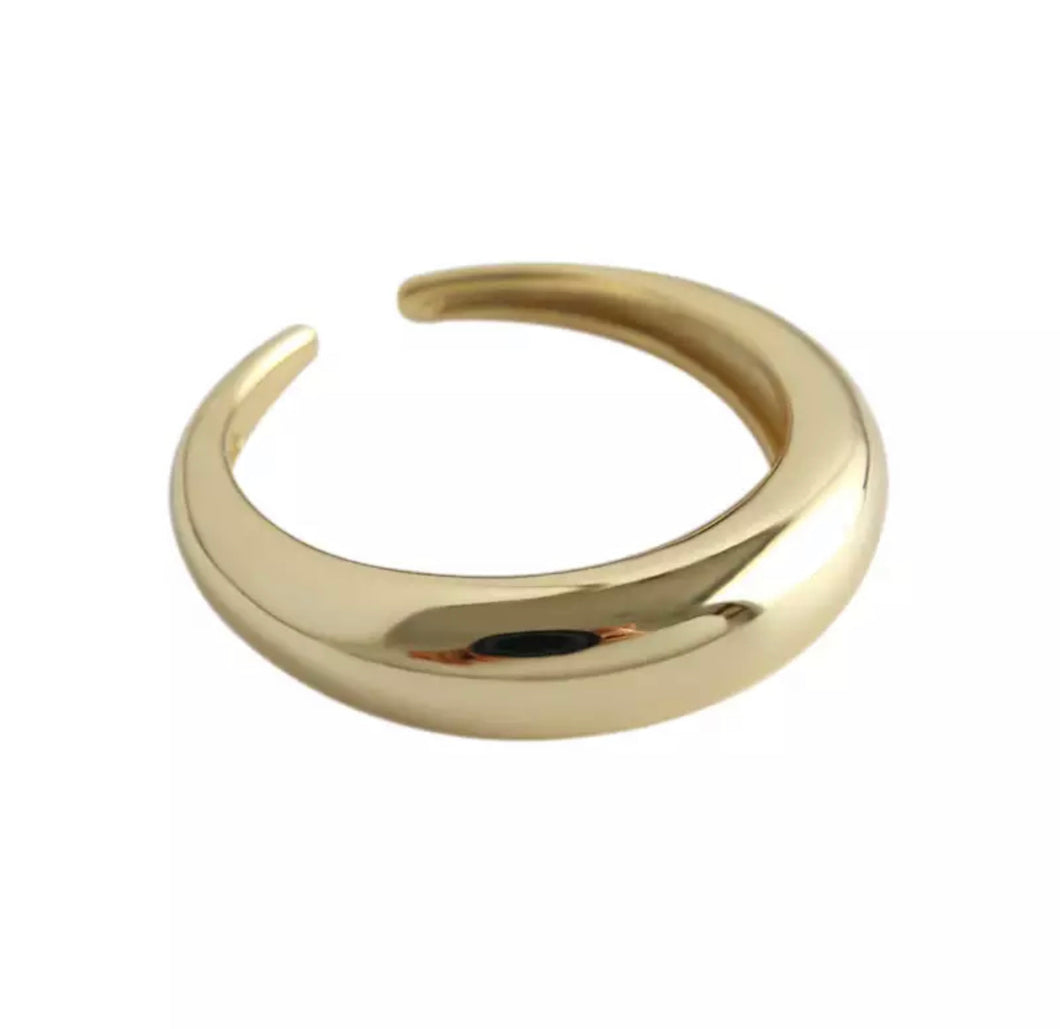 HEAVY METAL COLLECTION - Simple Elegance Ring in Gold - HM077G